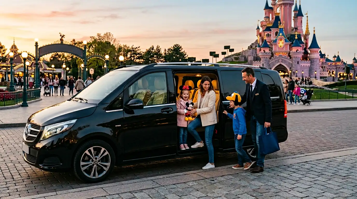 Paris — transfert chauffeur privé Disneyland Paris Dahab